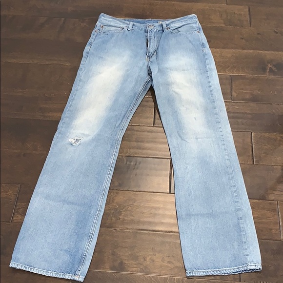 Pre-loved Ralph Lauren Distressed Jeans 👖 - Picture 1 of 7